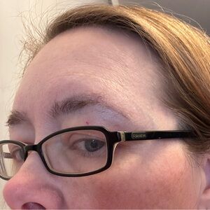 Coach Y2K HILARY (517) BLACK Women’s Small Oval Frames 90s